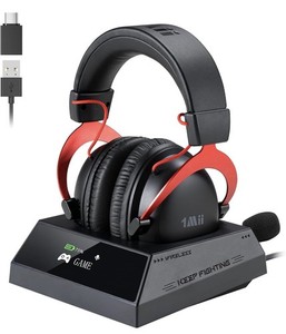 1Mii Aurisonic GX Wireless Gaming Headset + Base Station for PC, PS5, PS4