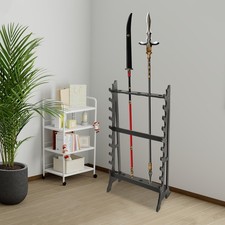 Sword Stand, Vertical Sword Stand Display, 10 Tier/5 Hole Sword Holder