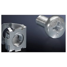 50er Multipack Rittal DK 7000.990 Federmutter mit Schraube Stahl 50 St.