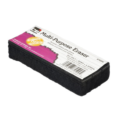 Multi-Purpose Eraser, 5 Inch Length, Pack of 12