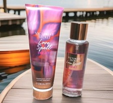VICTORIA SECRET - LOVE SPELL HEAT Fragrance Body Mist Body LOTION Discontinued