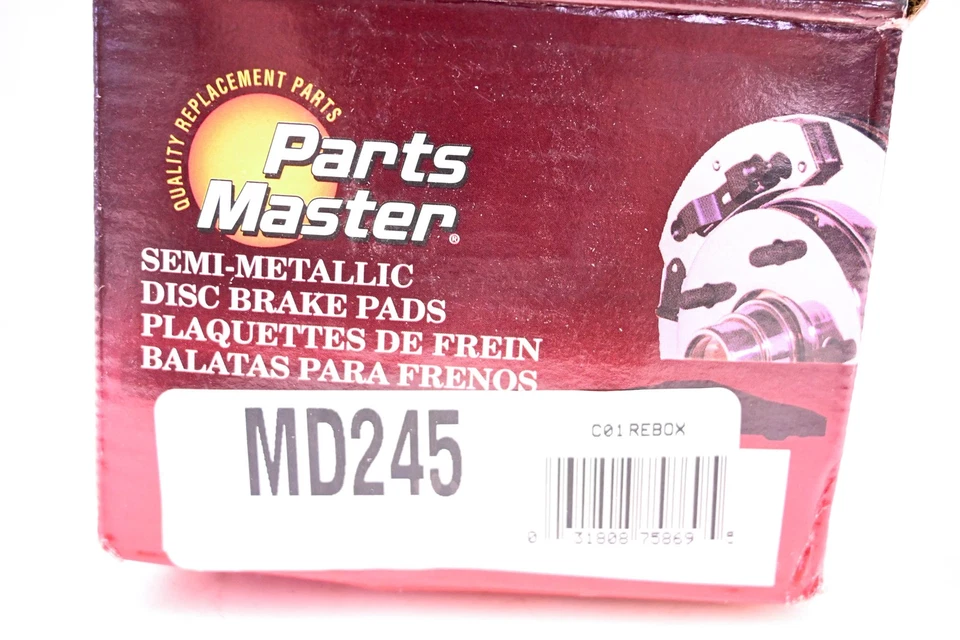 Kit de pastillas de freno Parts Master MD245 NUEVO EN STOCK Foto 3 de 3