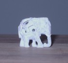 India Elephant Miniature Stone Carved Figurine — photo 2