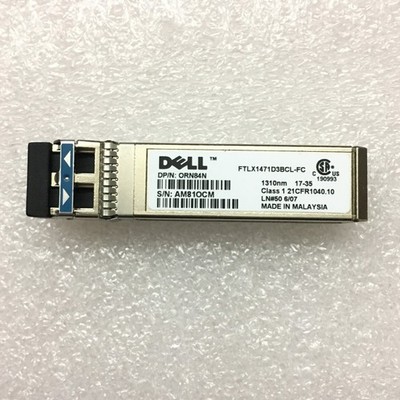   RN84N 0RN84N FTLX1471D3BCL-FC 10Gb LR 1310NM 10KM SFP+ Transceiver #zb