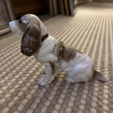 Hutschenreuther Cocker Spaniel Dog 'Fritz' Germany 6 X 8 Rare Porcelain Figurine