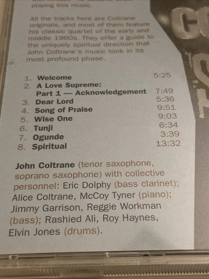 John Coltrane - Spiritual CD ; Impulse! Rec. High End ; Jazz - Bild 4 von 4