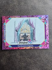 The Mansion’s Organist 2025 Topps Disneyland 70th #127 Pink Shimmer Concept Art