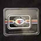1 oz Silver .999 NASCAR 75th Anniversary 1948-2023 Double Sided Colorized Bar