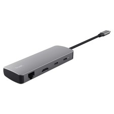 Hub Trust Dalyx USB C Argent