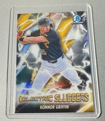 2026 Bowman Chrome #ES-17 Electric Sluggers Konnor Griffin - Pittsburgh Pirates