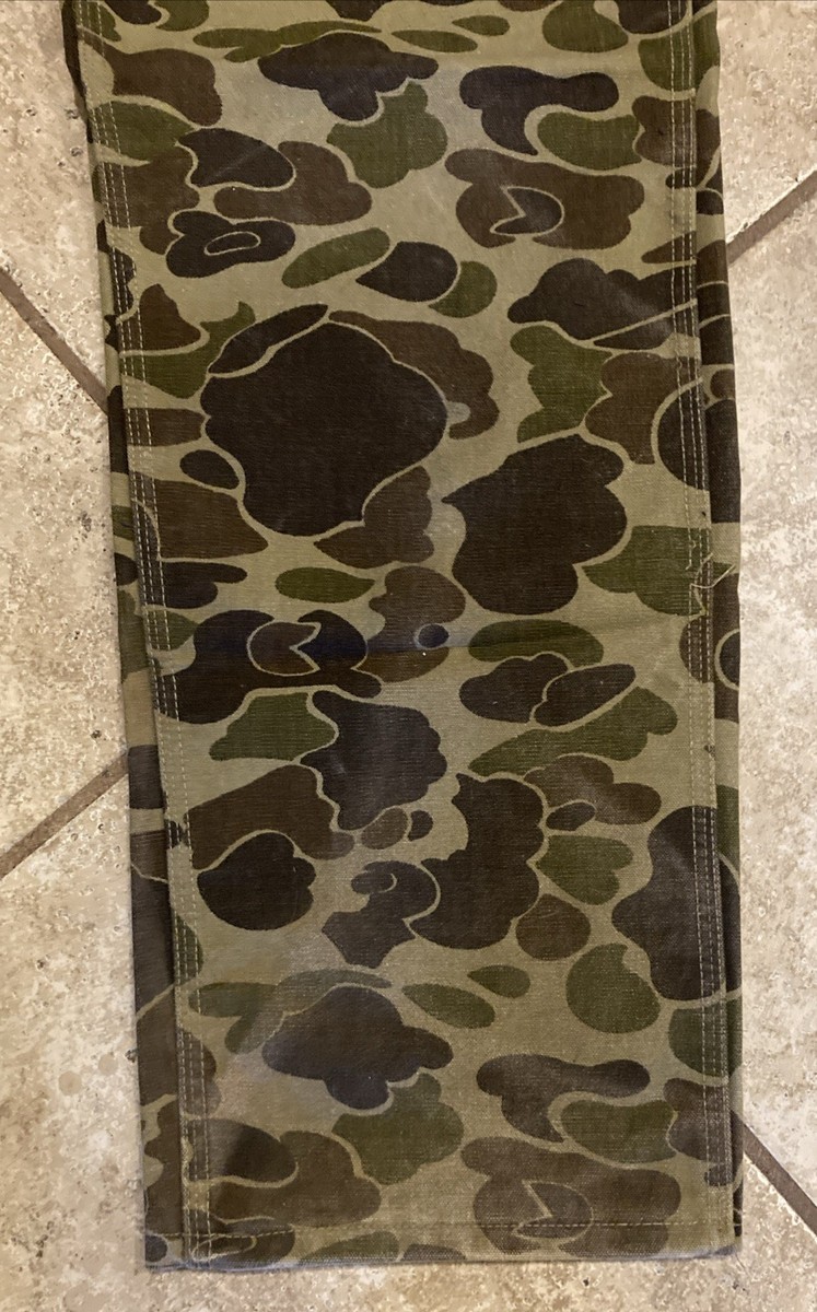 Vintage 80s Carhartt WU103 Pants Mens 38x32 Frog Duck Camo Hunting