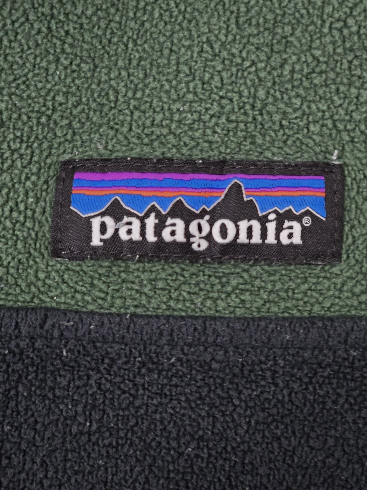 Womens Patagonia T-snap Pullover Fleece Green Size Medium Used thumbnail 3