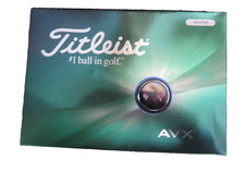 TITLEIST AVX WHITE GOLF BALL ONE DOZEN BRAND NEW 2026 FREE SHIPPING