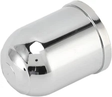 Tbest Trailer Hitch Ball Cover, Chrome Plated ABS Plastic, Silver, for Silver 