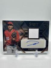 2023 Panini Select #PJA-JO James Wood Rookie Jersey Relic Patch Auto RPA