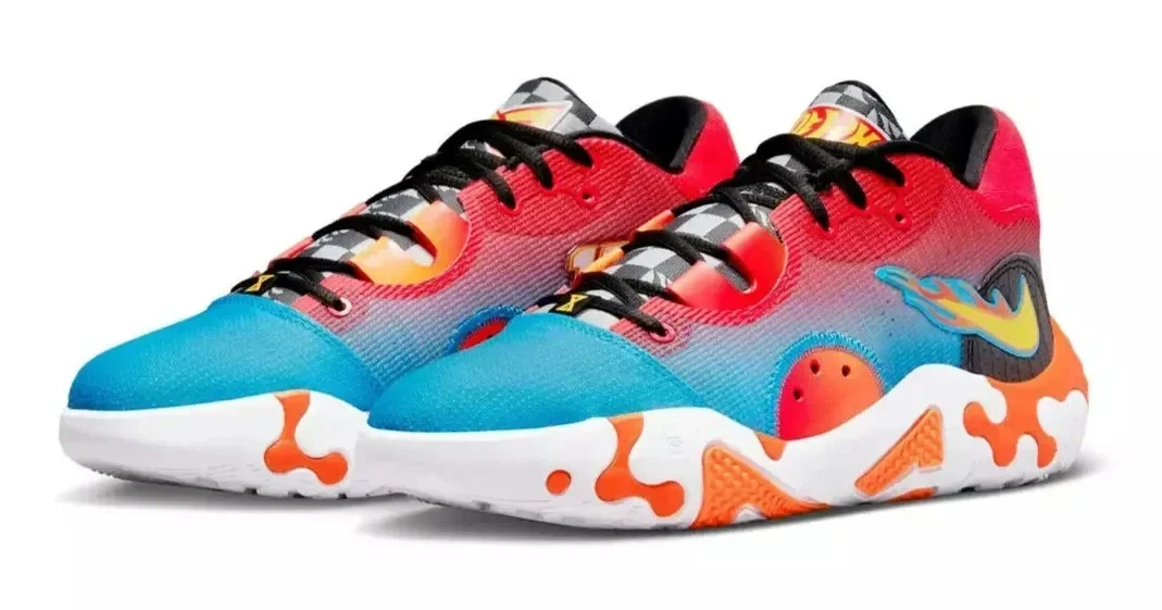 PG6 Hot Wheels バスケットボールシューズ Las mejores ofertas en Nike PG 6 x Hot Wheels Blue/Orange/Red 2022