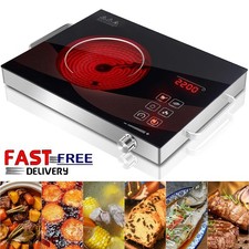 Infrarot Kochplatte Keramik Einzeln Herdplatte Kochfeld Einzelkochplatte3500 W