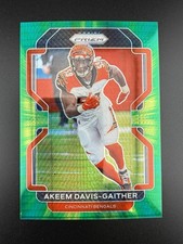 2021 Panini Prizm Akeem Davis-Gaither Green Hyper /175 Bengals