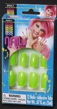 Neon Green Adult Costume Fingernails One Size