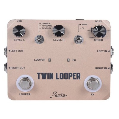 Twin Looper Station Electric Guitar Effect Pedal Loop Station for Guitarists ...