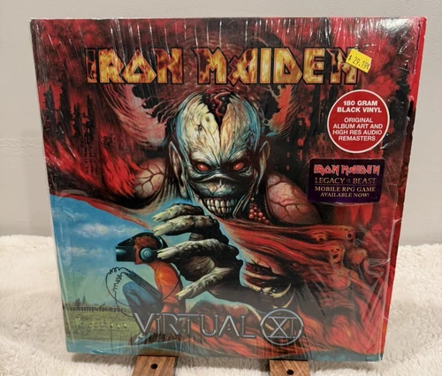 Iron Maiden Virtual XI 2017 Reissue Remastered 2x Vinyl Record LP EX (Opened)