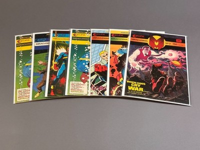 7 comics... Miracleman #2 through 7 with an extra #5 all graded 9.2 or higher!