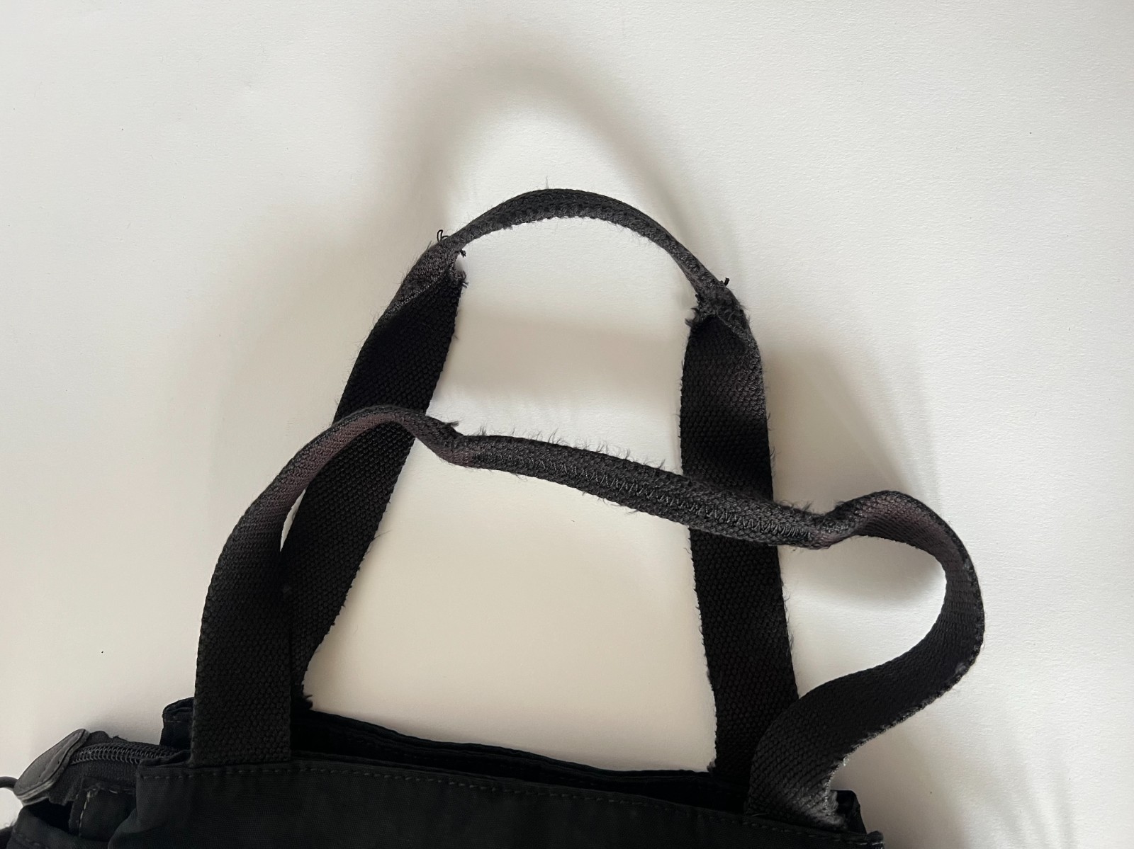 Kipling Black Nylon Shoulder Bag Medium Size 28x2… - image 4