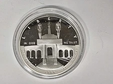 1984 Los Angeles Olympiad Proof Commemorative 90% Silver Dollar