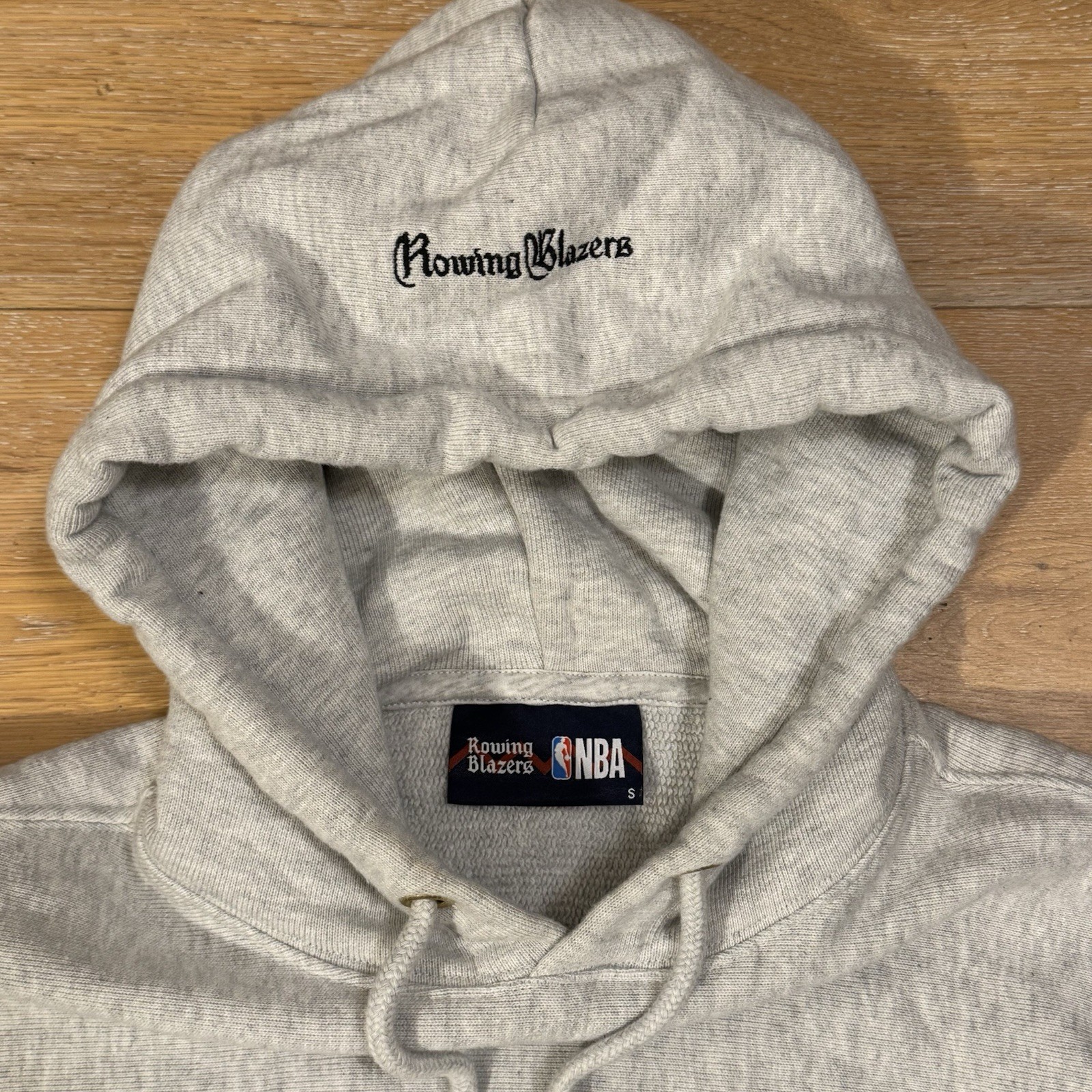 FILA NBA Chicago Bulls Rowing Blazers x NBA Felpa con Cappuccio Grigio Small 100% Cotone Portogallo