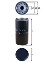 Knecht ÖLfilter Oc 474