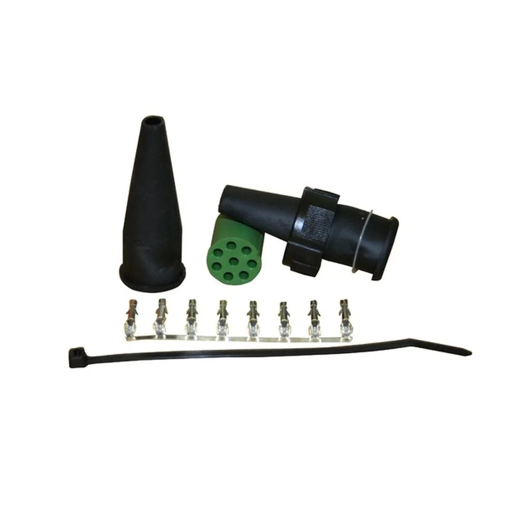 Aspock Bayonet Connector 8 Pin Green 15-0822-507