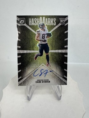 CADE STOVER 2024 Optic RC Hashmarks Auto #HM-CSR NFL Football Texans ROOKIE