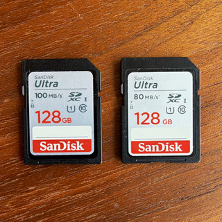 SanDisk Ultra 2x 128GB SDXC UHS I Class 10 High Speed Memory Cards