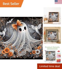 14x14 Inch High-Definition Halloween Diamond Painting Kit for Adults