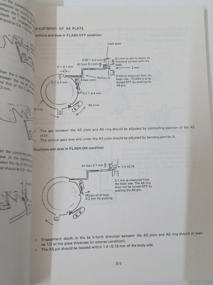 Редкое руководство по обслуживанию/ремонту Olympus XA 2 для техников и ремонтников. - Изображение 4 из 4