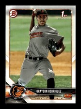 GRAYSON RODRIGUEZ ⚾ 2018 Bowman Draft #BD-73 Baltimore Orioles