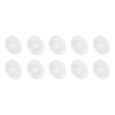 10x Kunststoffzahnräder 32Z 322A für RC Auto DIY Roboter weiß Modul 0.5