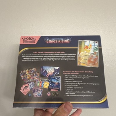 Pokémon TCG Mega Evolution Chaos Rising  Sealed Elite Trainer Box Brand New