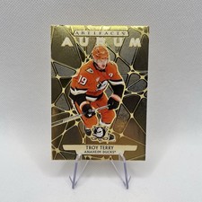 Troy Terry Artifacts Aurum- Upper Deck Hockey Bounty Card UNSCRATCHED