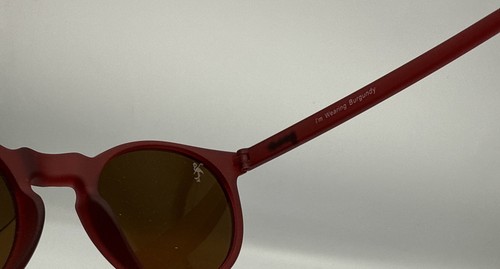 Goodr Circle GIM Usando Borgoña? Gafas de sol redondas rojas antideslizantes polarizadas - Imagen 6 de 10