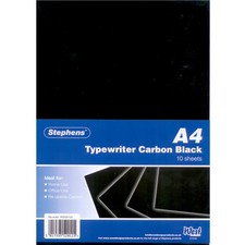 Stephens Special Quality Typewriter Carbon Paper Black A4 Office Product thumbnail