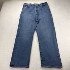 Levi  s Jeans Women  s 31 Light Wash Ribcage Straight Ankle High Rise Button Fly