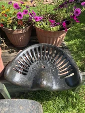 SM & Co DOYLETOWN antique Tractor Implement Seat  cast iron heavy