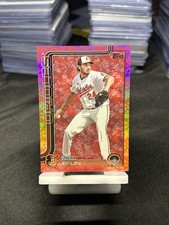 2025 Topps Series 1 Easter Holiday Flowers /50 Zach Eflin #188 Orioles
