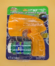 Maxx Bubbles Super Light-Up Bubble Blower orange color variant 3 Ages