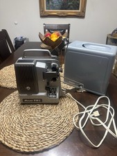 Bauer T10L 8mm Movie Projector Germany w Cover Works No Bulb