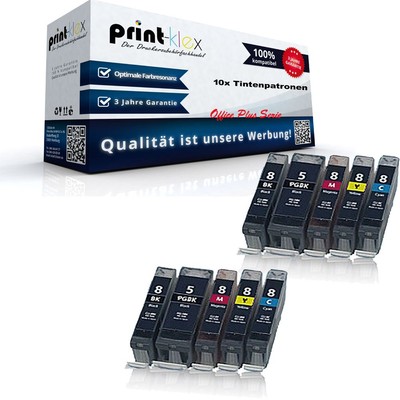 10x kompatible CANON Pixma MX700 MX800 MX830 MX850 iX4000 iX Tintenkassetten