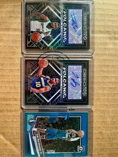 Lot of Rare Tim Hardaway Signature & # Cards- Obsidian Volcanic /75 & Optic /249