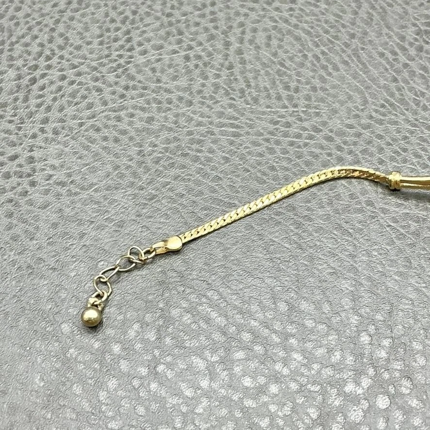 Pulseira ajustável de cristal tom dourado Avon presente joia da moda feminina - Imagem 4 de 4