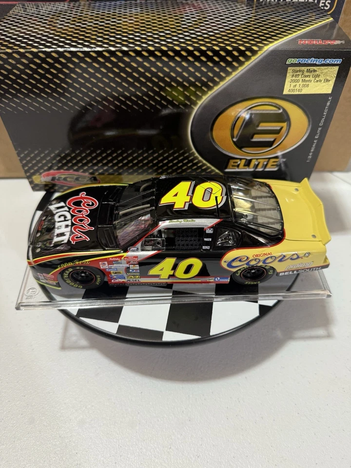 Sterling Marlin Elite #40 Coors Light 2000 1/24 Nascar Diecast Foto 2 de 4